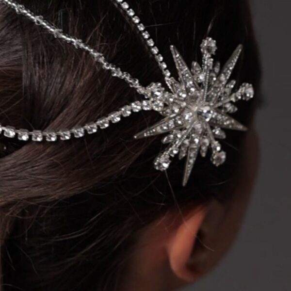 silver headband