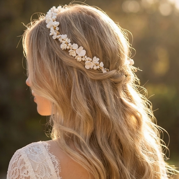 Bridal Halo Hair Accessory